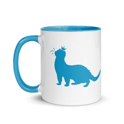 Blue Ferret Mug with Color Inside - The Pampered FerretBlue Ferret Mug with Color InsideHooman AccessoriesThe Pampered Ferret