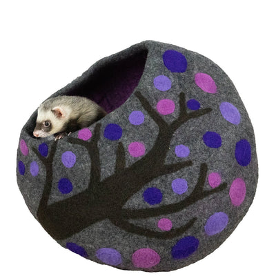 Comfy Ferret Cave (Purple Rain) - The Pampered FerretComfy Ferret Cave (Purple Rain)Pet SuppliesThe Pampered Ferret