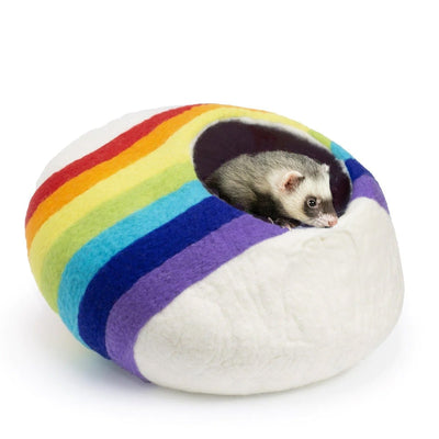 Comfy Ferret Cave (Rainbow Love) - The Pampered FerretComfy Ferret Cave (Rainbow Love)Pet SuppliesThe Pampered Ferret