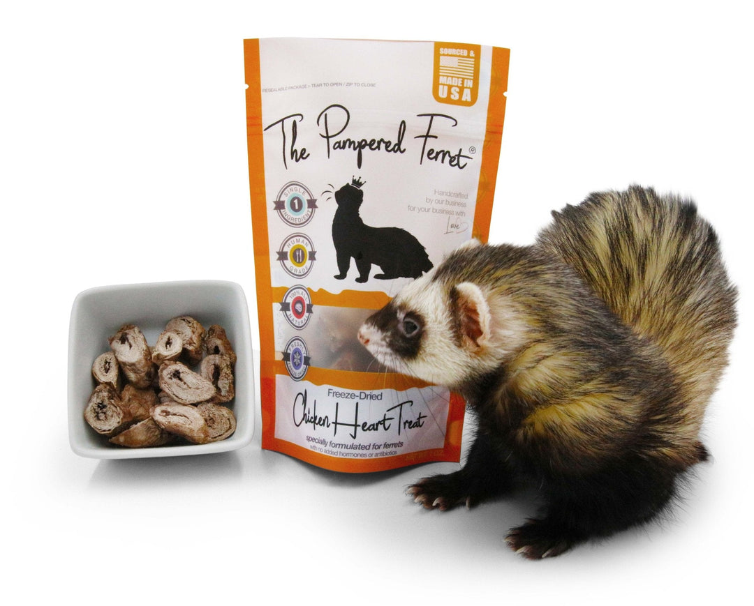 Freeze Dried Raw Chicken Heart Treat The Pampered Ferret