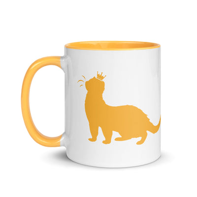Golden Yellow Mug with Color Inside - The Pampered FerretGolden Yellow Mug with Color InsideThe Pampered Ferret