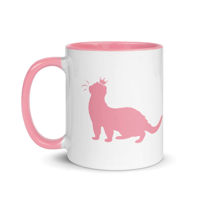Pink Ferret Mug with Color Inside - The Pampered FerretPink Ferret Mug with Color InsideThe Pampered Ferret